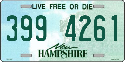 NH license plate 3994261