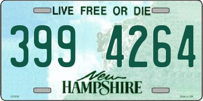 NH license plate 3994264