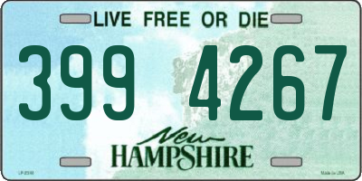 NH license plate 3994267