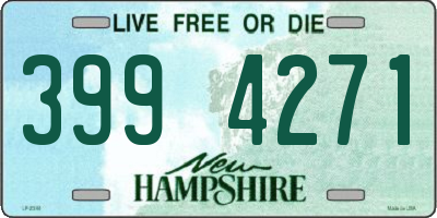 NH license plate 3994271