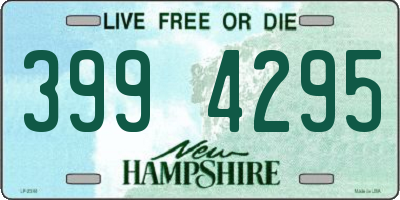 NH license plate 3994295