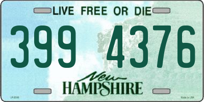 NH license plate 3994376