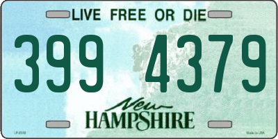 NH license plate 3994379