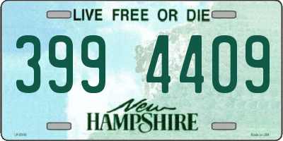 NH license plate 3994409