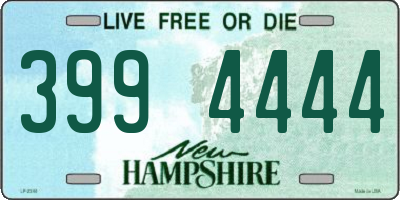 NH license plate 3994444