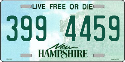 NH license plate 3994459