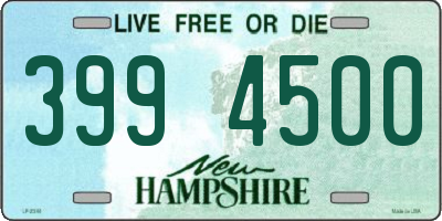 NH license plate 3994500