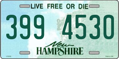 NH license plate 3994530