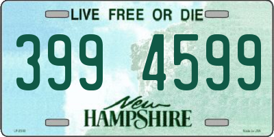 NH license plate 3994599