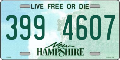 NH license plate 3994607