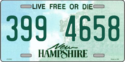 NH license plate 3994658