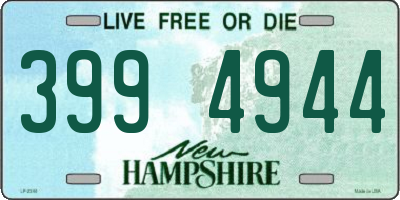 NH license plate 3994944
