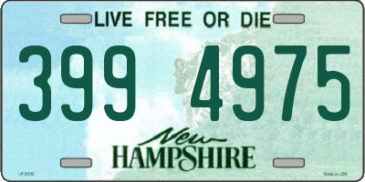 NH license plate 3994975