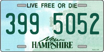 NH license plate 3995052
