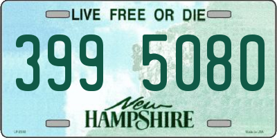 NH license plate 3995080