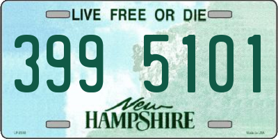 NH license plate 3995101