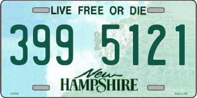 NH license plate 3995121
