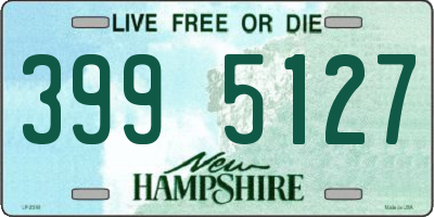 NH license plate 3995127