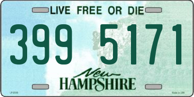 NH license plate 3995171