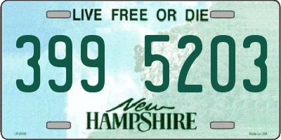 NH license plate 3995203