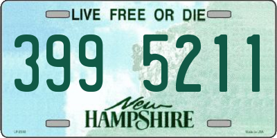 NH license plate 3995211