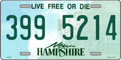 NH license plate 3995214