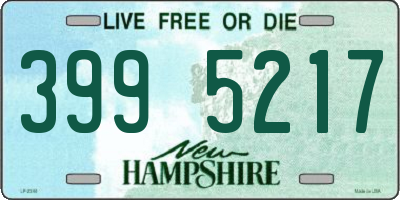 NH license plate 3995217
