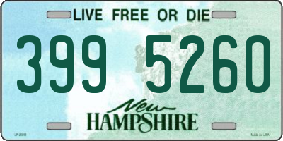 NH license plate 3995260