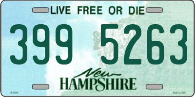 NH license plate 3995263