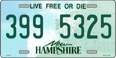 NH license plate 3995325