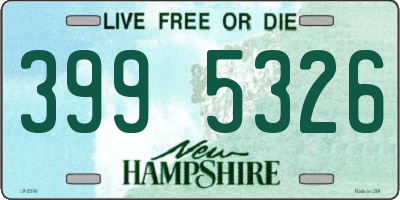 NH license plate 3995326