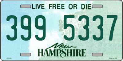 NH license plate 3995337