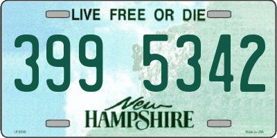 NH license plate 3995342
