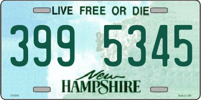 NH license plate 3995345