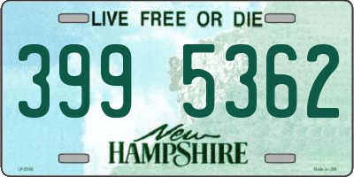 NH license plate 3995362