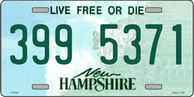 NH license plate 3995371