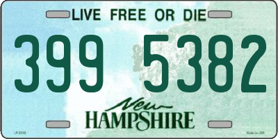 NH license plate 3995382