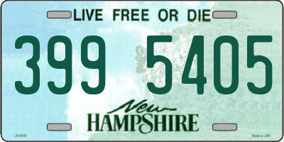 NH license plate 3995405
