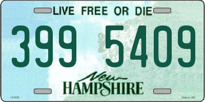 NH license plate 3995409