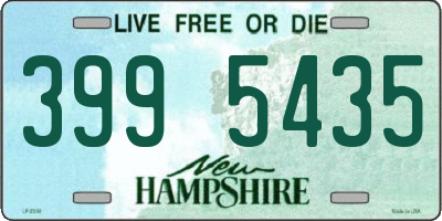 NH license plate 3995435