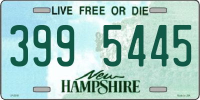 NH license plate 3995445