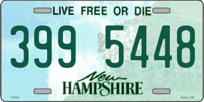 NH license plate 3995448