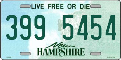 NH license plate 3995454
