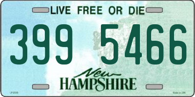 NH license plate 3995466