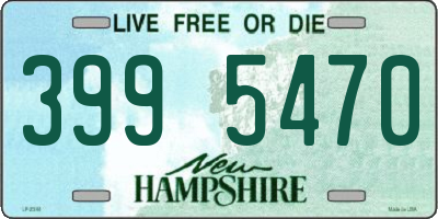 NH license plate 3995470