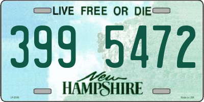 NH license plate 3995472