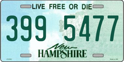 NH license plate 3995477