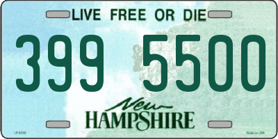 NH license plate 3995500