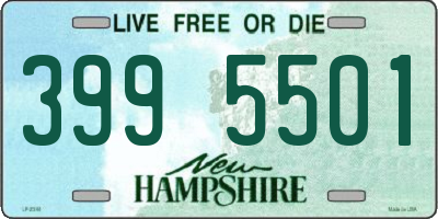 NH license plate 3995501