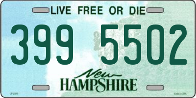 NH license plate 3995502